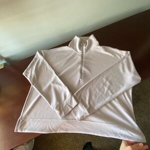 Athleta Pale Purple Quarter-Zip Pullover